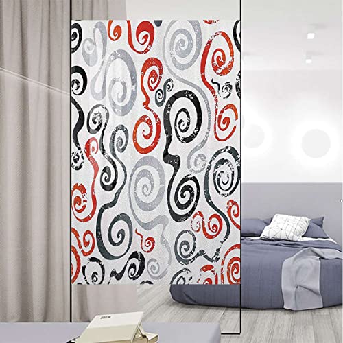 Grey Orange White Privacy Window Film Frosted Heat Control UV