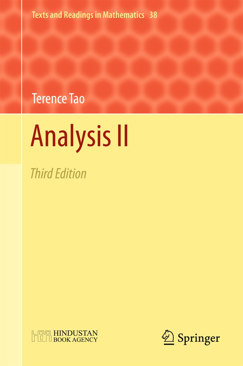 Analysis II: Third Edition (Texts and Readings in Mathematics Book 38)