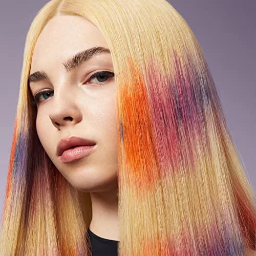 Foto von REVLON PROFESSIONAL Nutri Color FILTERS – TONING FILTERS 821 Hellblond Irisé Asch, 240 ml, Farbmaske mit INSTA-PIC-TECHNOLOGY, Tönungsmaske zur Farbauffrischung von kühlen Perlmutttönen, vegan