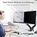 PYS 28 Inch Privacy Screen for 16:9 Widescreen Computer Monitor - Easy Removable Screen Filter Shield - Anti Glare & Blue Light - Anti Scratch Protector Film for Data Security