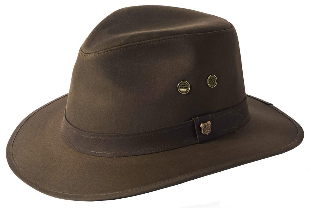 Failsworth Men's Brown Millinery Wax Drifter Fedora (Latest Version) In : (61Cm) Size 7 1/2