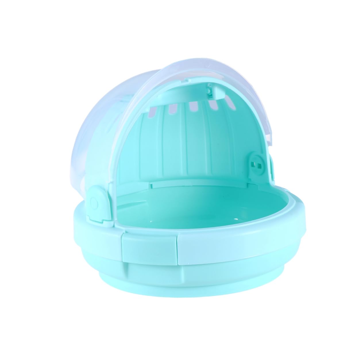 Totority Portable Green Hamster Carrier Case for Small Animals Travel Pet Supplies with Air Circulation and Locking System for Safe Journeys