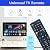 Universal Remote Control for Sony/Philips/Onn/Samsung/LG/Vizio/Hisense/Sharp/RCA/Element/Westinghouse/Sanyo/Emerson TV, Compatible with TV, Streaming Players,DVD Players and Sound Bar Audio
