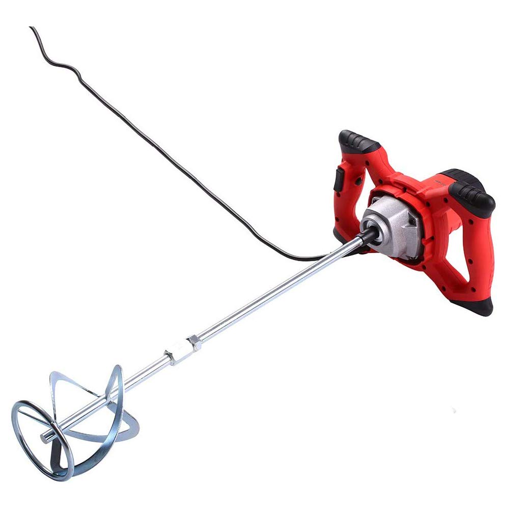 HJJ Electric Control Handheld Powder Concrete Cement Mixer, Putty Dust Mixing Machine, 6 Speeds Indu