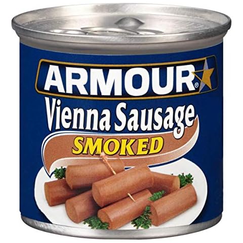 Armour Star Vienna Sausage, Smoked, Canned Sausage, 4.6 OZ (Pack of 24) Cover