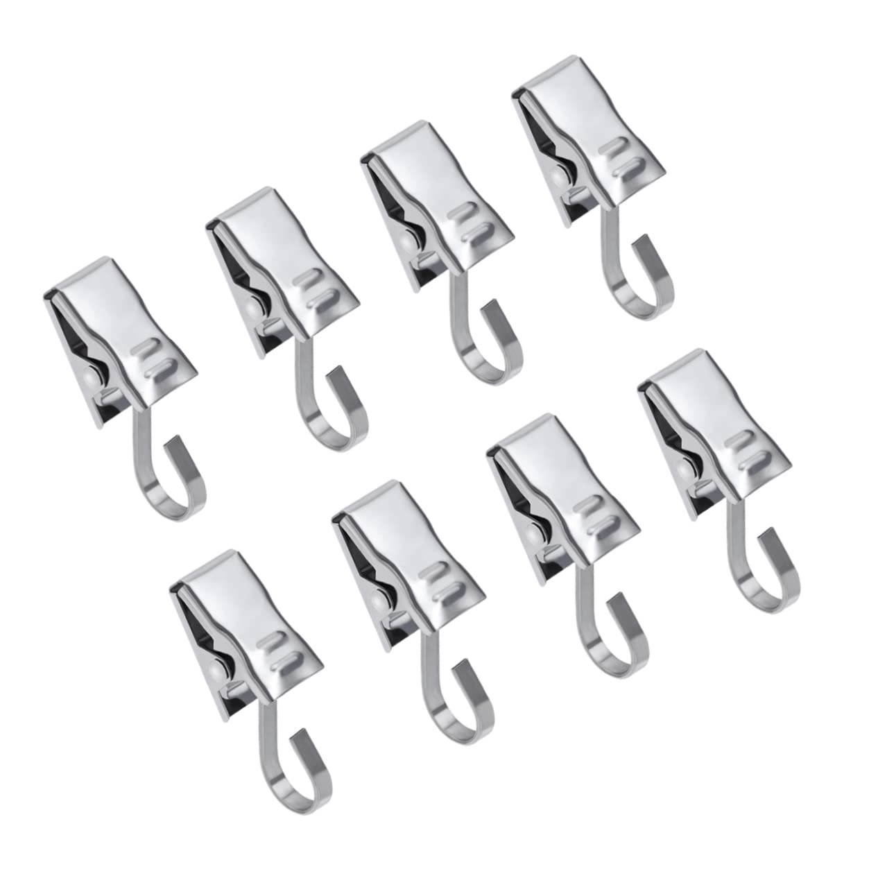 Ganchos de cortina con anillo clip de fácil instalar y deslizamiento suave