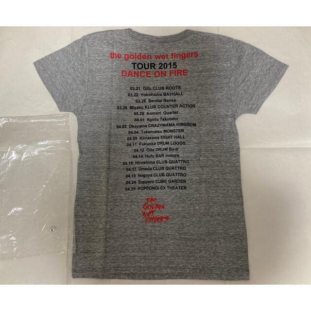 Amazon.co.jp: THE GOLDEN WET FINGERS DOF Tシャツ 中村達也 