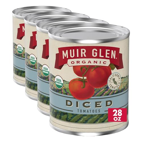 Muir Glen Organic Diced Tomatoes - 28 oz (Pack of 4)