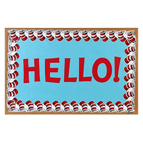 Eureka Dr. Seuss 7-inch Reusable Punch Out Deco Letters, Red, 143 Pieces (EU-850010)