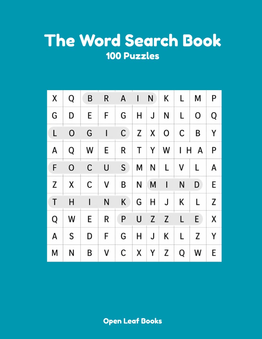 The Word Search Book: 100 Puzzles