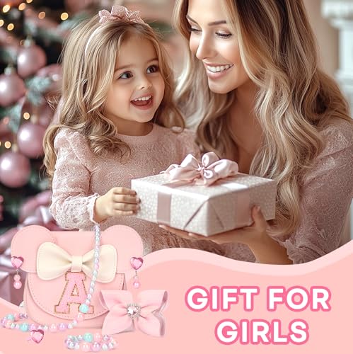 mibasies Toddler Purse Gifts for Girls: 3 Year Old Girl Gifts - Mini Mouse Toys for 2 Year Old Girl Purse Pink Set2