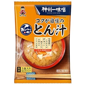 Amazon | 神州一味噌 即席みそ汁 おいしいね!! 3食シリーズ 6種