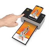 Kodak-Station und WLAN 9 x 14 cm Fotodrucker mit fortgeschrittener Sublimations (Tintendrucktechnologie und mit Fotokonservierungsschicht, kompatibel mit Android und iOS) Android/Micro USB