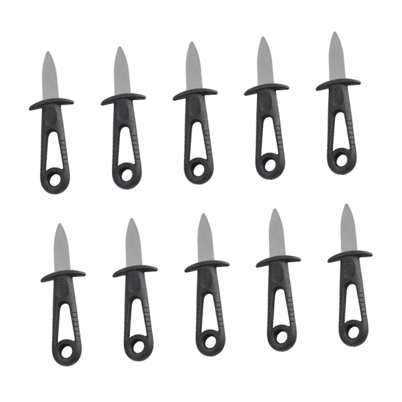 NAMOARLY 24pcs Oyster Shucker Set Professional Oyster Opener Stainless Steel Shucking Tool Seafood Opener Set