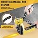 HB3518 Manual Carton Closing Stapler, 16 Gauge 1-3/8-Inch Crown, 3/4-Inch Length Carton Staples, Carton Stapler, Corrugated Carton Staple Gun for Closing Cartons Folding Boxes