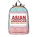 Produktbild FJAUOQ Asiatischer amerikanischer und pazifischer Islander Heritage Monatsrucksack, große Kapazität, Reise-Rucksack, Laptop-Rucksack, wasserabweisender Rucksack für Damen und Herren, P545, One size