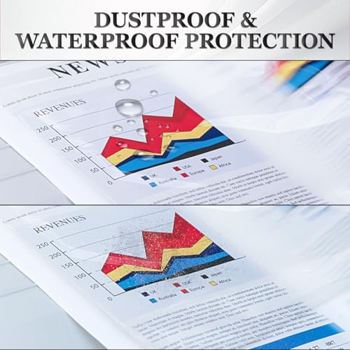 100 Pack Sheet Protectors, 8.5 x 11 inch Page Protectors for 3 Ring Binder, Letter Size Clear Plastic Sleeves for Paper, Documents image 7