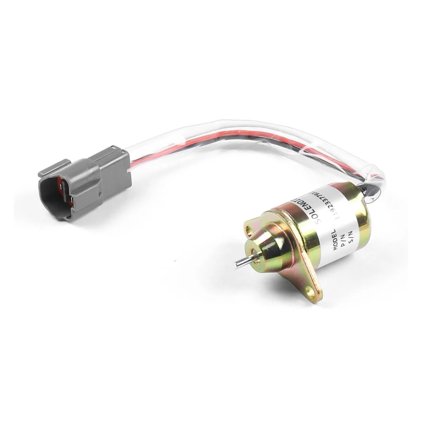 Solenoid Valve for YANMA R55-5 R60-5 Excavator Fuel Shutdown Shut Off Solenold Fuel Stop Solenoid