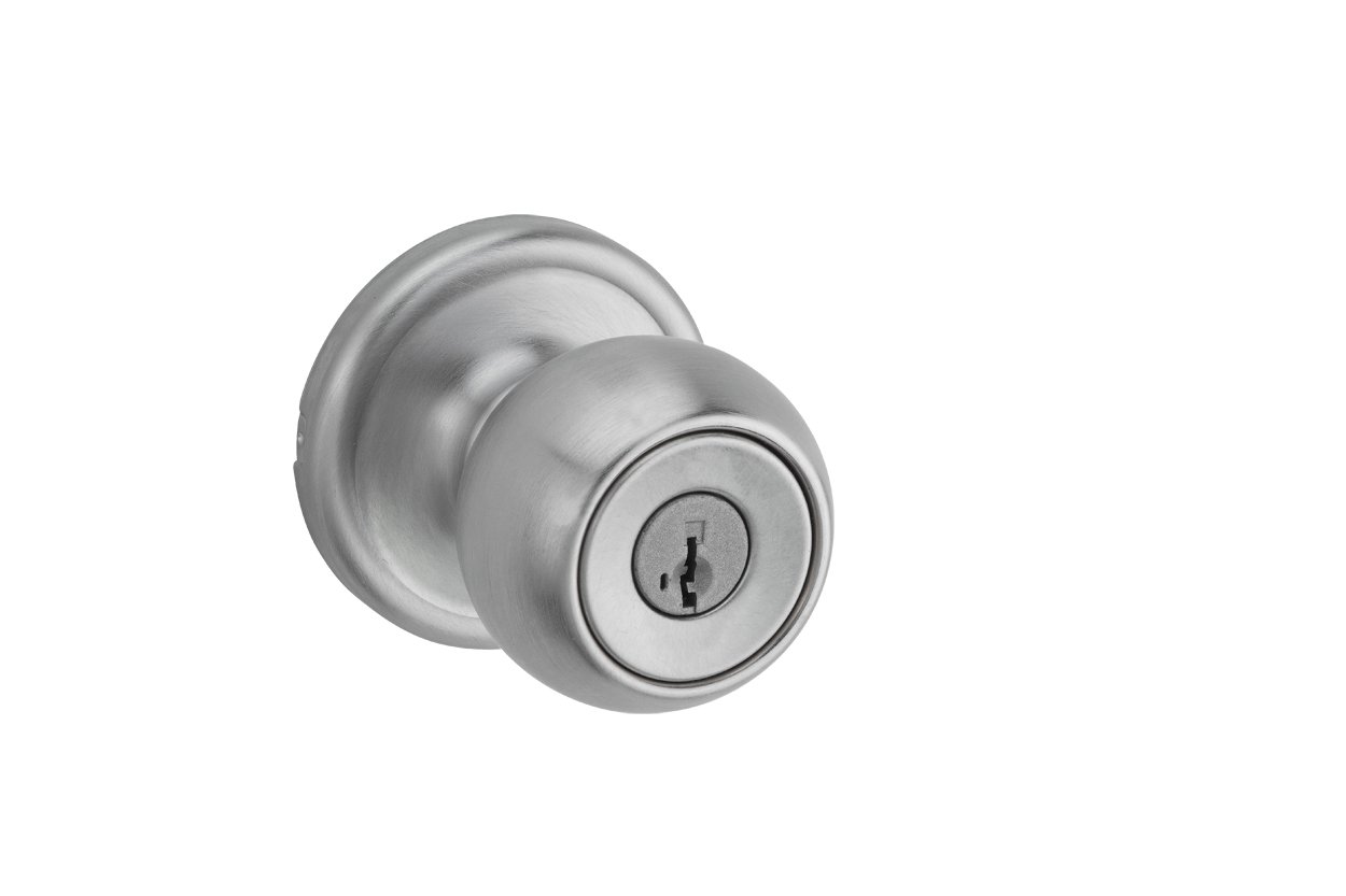 Circa Tirador Puerta Perilla de Entrada con smartkey en cromo satinado
