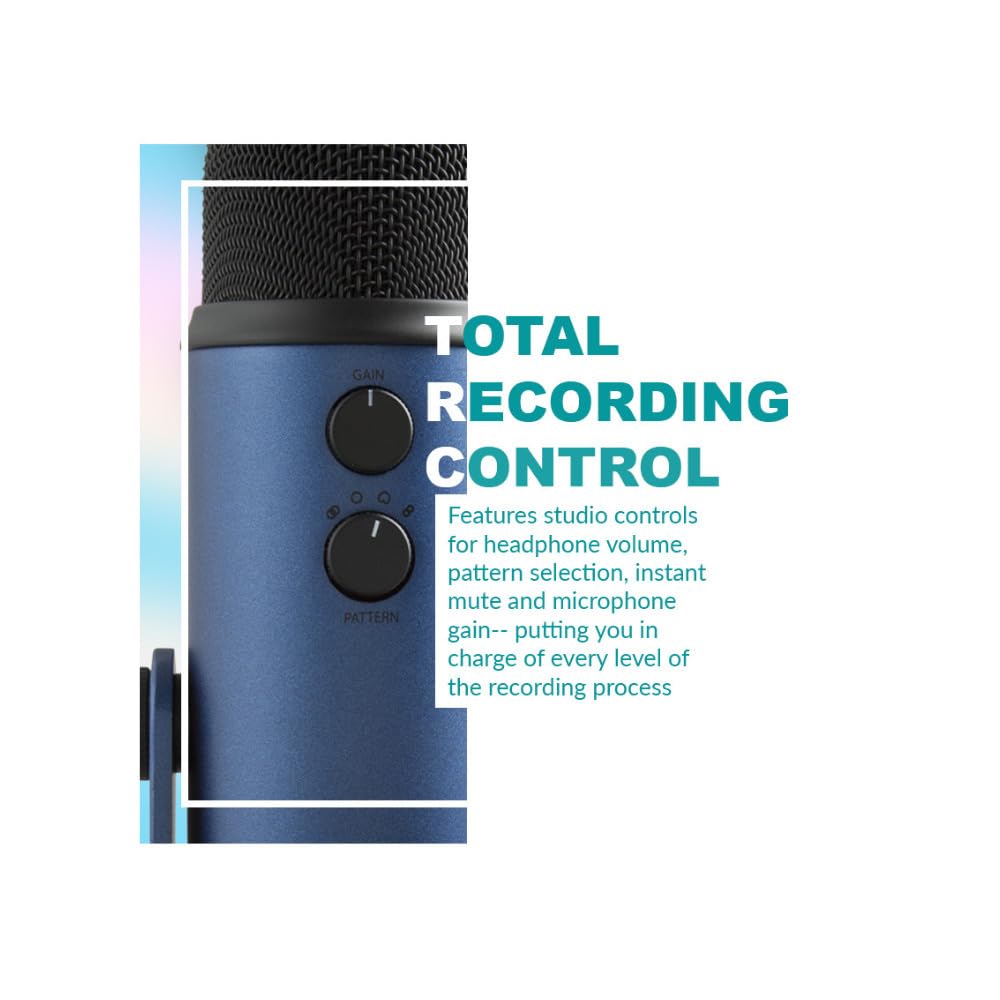 yeti Blue スタンドマイク　アーム付き Amazon.co.jp: Blue Microphones Yeti USBマイク (ミッドナイトブルー