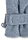 Sterntaler Unisex Kinder Fäustlinge mit Daumen aus Microfleece, Elastischer Einsatz und Klettverschluss, Blau, 2