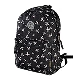 Olympia Cornell 18' Backpack, Black Plane, One Size