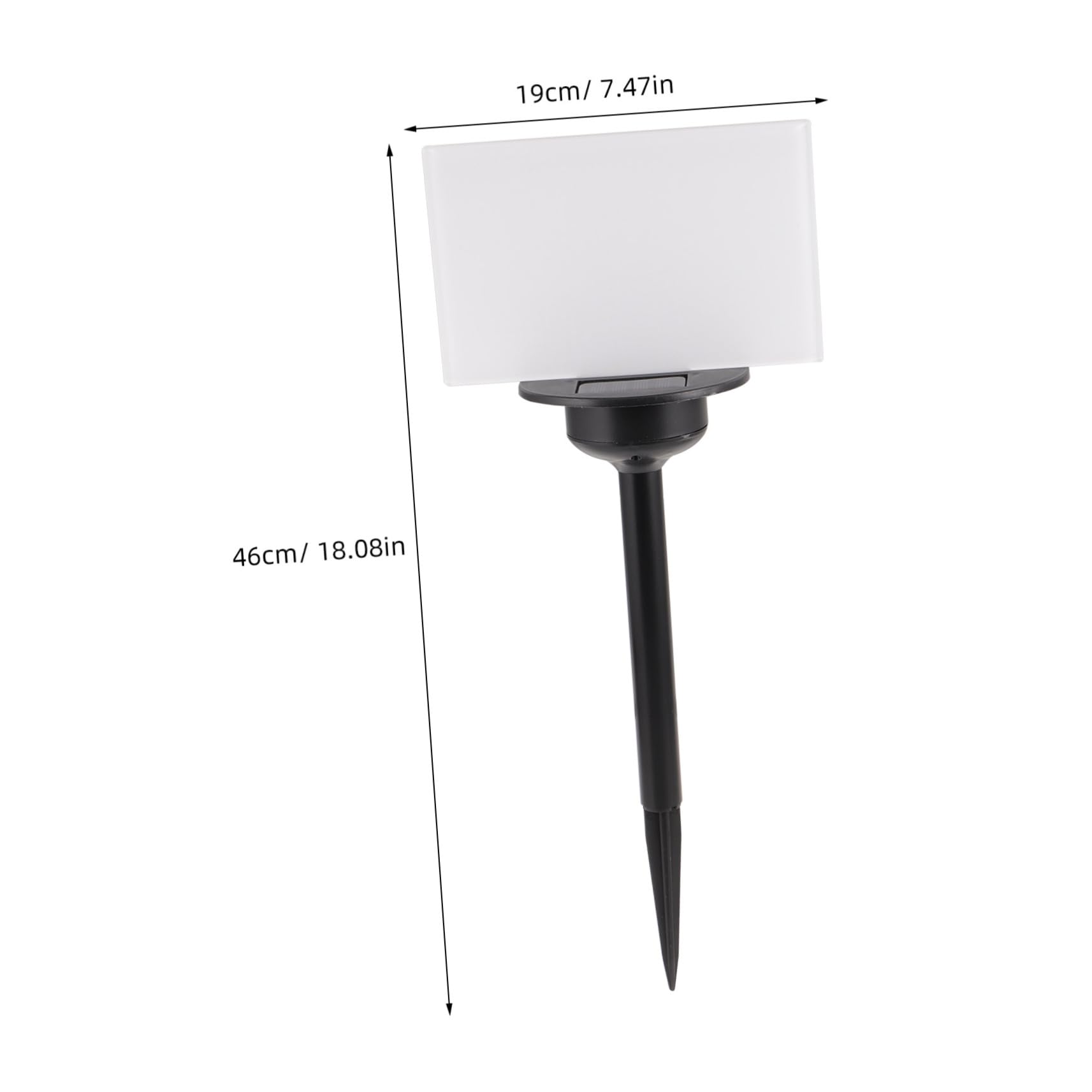 Sosoport 1Set Solar Powered Lawn Lamp Thermal Transfer Outdoor Decorative Light for Garden and Courtyard Solar Light Sublimation Design