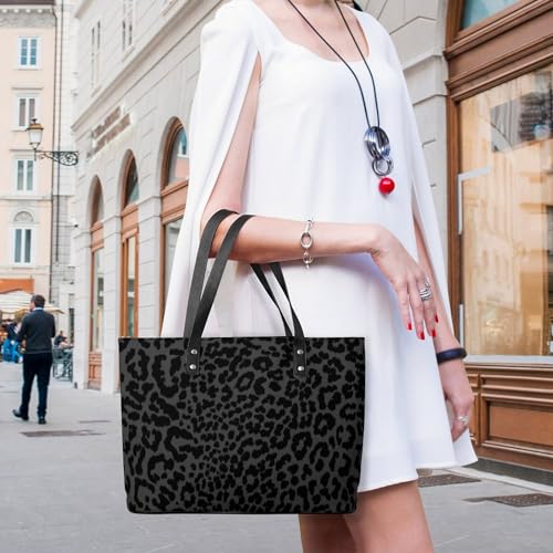 Bolso Tote Satchel Casual de Gran Capacidad en Cuero miniatura 2