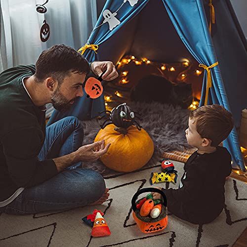 Teytoy My First Halloween Pumpkin Set 8Pcs Halloween Plush Toys For Babies And Toddler,Stuffed Pumpkin Plush Halloween Baby Gifts,Halloween Party Decoration #TOP7