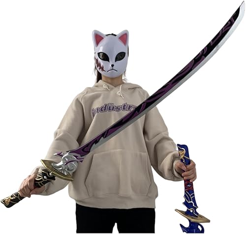 Miniatura 4 de Espadas de espuma para cosplay de Genshin Impact de Fantasía para Halloween, disfraz de hoja de cetro, regalos de cumpleaños
