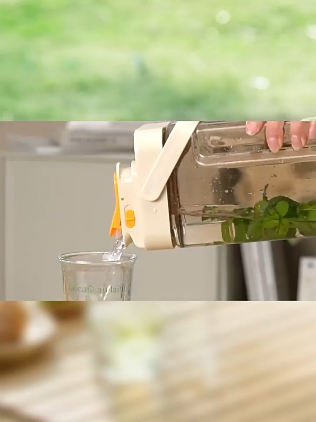 Amazon | 麦茶ポット ピッチャー お茶ポット ドリンクサーバー 3.5L 大
