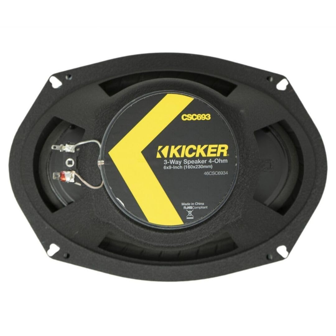Kicker CS Series 150 Watt 6 x 9 Inch Car Audio Coaxial Speaker