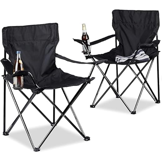 KRLZ Portable Folding Chair (2 Pcs)