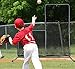 Mini Tang L Screen Baseball Net - 7x7 FT Softball Pitching Net for Practice, Protective Training Screen for Coaching, Backyard, Batting & Youth Teams
