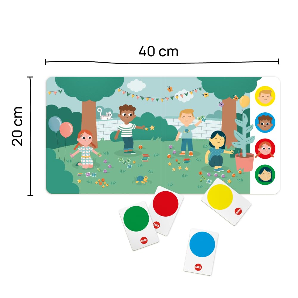 FABA Gioco - Divertiamoci a contare! - da Usare, Bambini e Bambine 4-6 Anni, Gioco educativo Versione Italiana