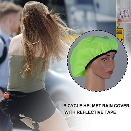 CLISPEED Capa de Capacete de Alta Visibilidade Capa de Capacete Resistente a IntempÃ©ries Com Tira R