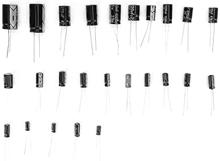 Electrolytic Capacitors, 16V 47/100/220/470/1000uF + 25V 10/47/100/220/330/470/1000/2200uF + 50V 1/3.3/4.7/6.8/10/33/47/100/220/330/470/1000uF, 25 Valves Each 5Pcs Total 125pcs