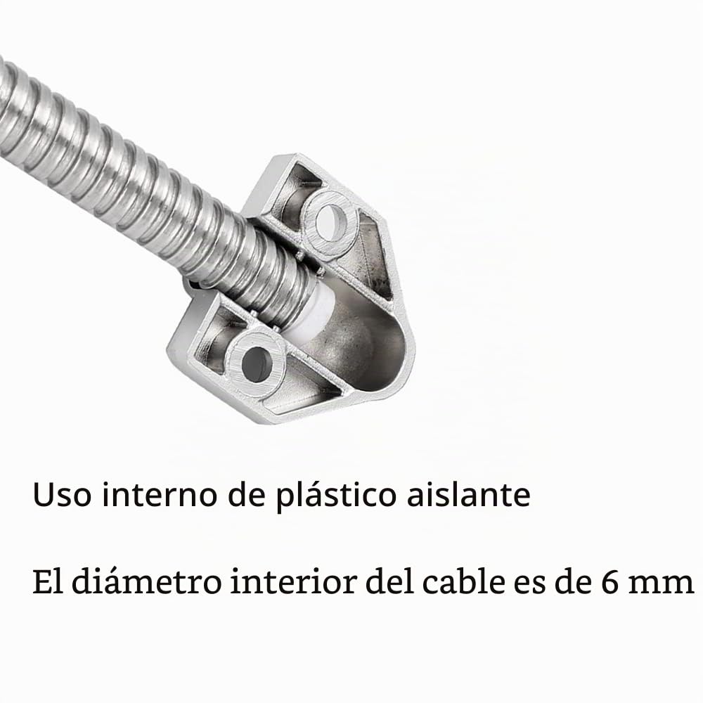 Bucle de Puerta, con Protector de Cable de Puerta de Montaje Expuesto de Cuello de Cisne Flexible, Funda de Montaje expuesta, línea de Video de Bloqueo de Puerta para de Control de
