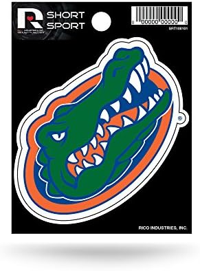 Rico Industries NCAA Florida Gators Die Cut Team Logo Short Sport Sticker