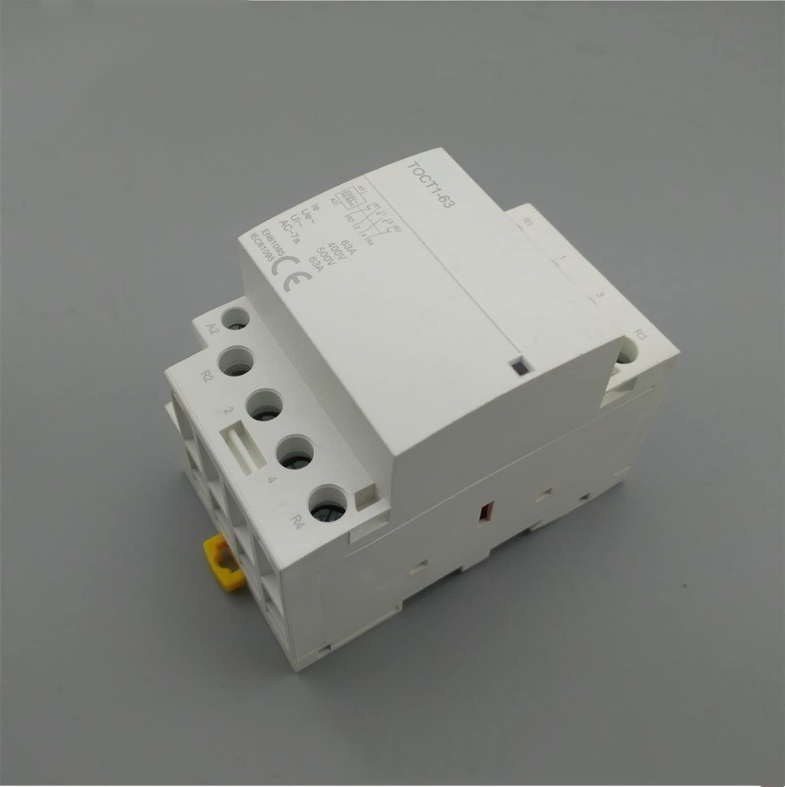 Contactor TECT1 4P 63A 2NC 2NO 220V Bobina 40 0V ~ 50/60 Hz Carril DIN Contactores modulares de CA for el hogar Repuesto for Electricidad Industrial