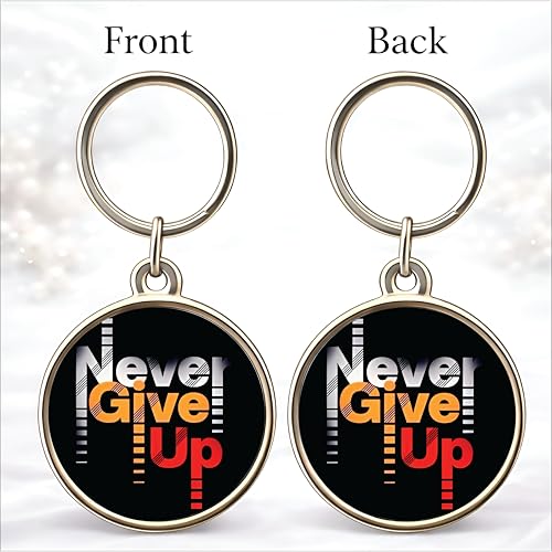 Image of MG | Protective Evil Eye /Spiritual Symbols /Om /Motivational Keychains | Double-Sided Metal Key Ring | Good Luck and devine Charm for Car, Bike, Home & Office