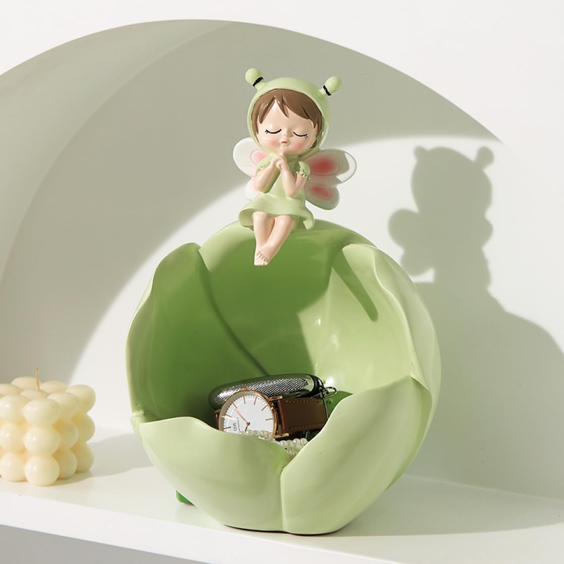 Amazon.co.jp: JAnjiaLxY 玄関 インテリア 妖精の置物 おしゃれ 小物