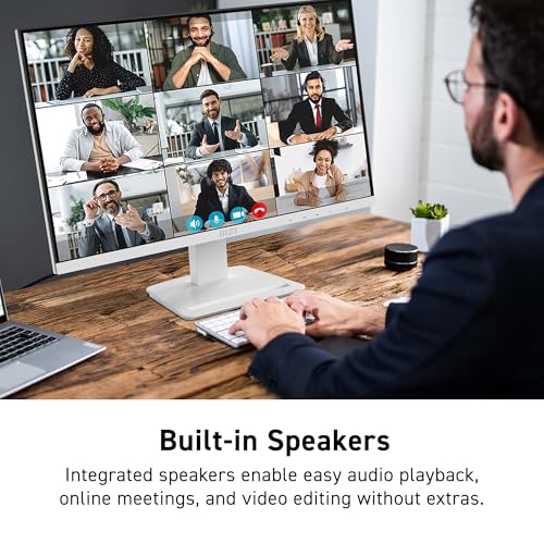 Image of msi PRO MP273QW E2 AMZ 27-inch IPS 2560 x 1440 (QHD) Computer Monitor, 100Hz, Adaptive-Sync, HDMI, VESA Mountable, Tilt, Speaker, 1ms, White