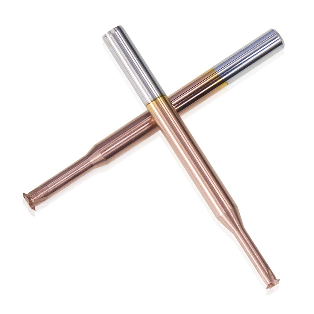 1Pc Ticn Beschichtung Gewindefräser P0.25-P0.8 Einzelgewindefräser Hartmetall-Fräser,P0.5*D2.35*D4*8 * 50L