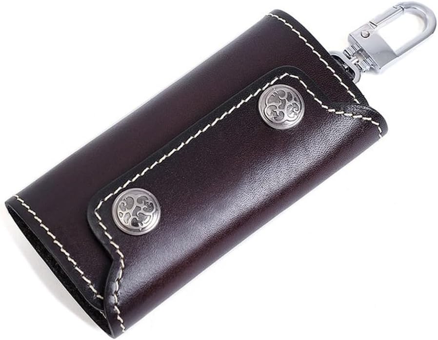 JSEIAJB Handmade Home Key Bag Mini Vintage Leather Key Bag