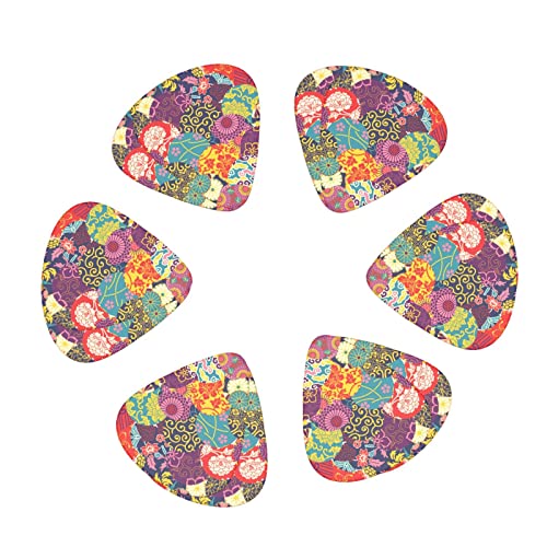 Lot de 12 médiators de culture, écailles de sirène colorées, texture pour guitare électrique, basse, acoustique, cadeau pour les amateurs de guitare acoustique avec boîte - Les Beatles, Paul McCartney, John Lennon, RIngo Starr, George Harrison Lot de 12 médiators de culture, écailles de sirène colorées, texture pour guitare électrique, basse, acoustique, cadeau pour les amateurs de guitare acoustique avec boîte – Image 3