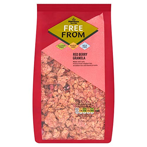 Morrisons Libre de granola de bayas rojas 350 g x 3