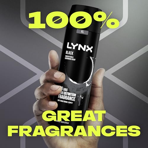 Lynx Black Deodorant Bodyspray 48 hours of odour-busting zinc tech deodorant to finish your style 6x 200 ml - Image 7