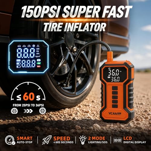 Jump Starter with Air Compressor Car Emergency Kit for Women, Men, Teen - Image 4