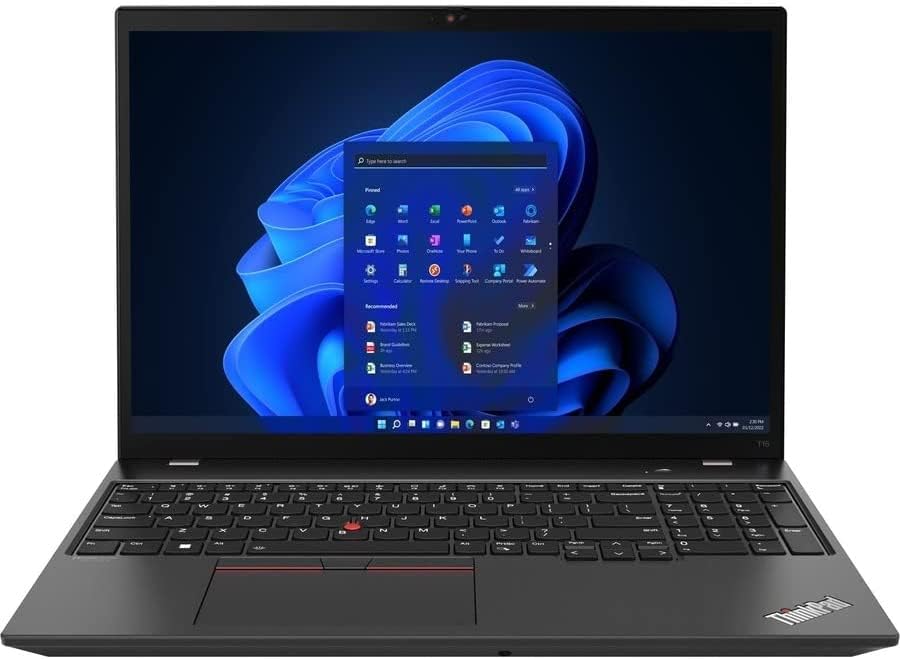 Lenovo Thinkpad T16 G1 Business Laptop - AMD Ryzen 7 Pro 6850U 8-Core 2.70GHz (Max 4.7GHz), 16GB LPDDR5, 512GB SSD, 16" WUXGA Non-Touch, WiFi-6, BT, HDMI, USB-C, USB3.2, FPR, BL, W11Pro